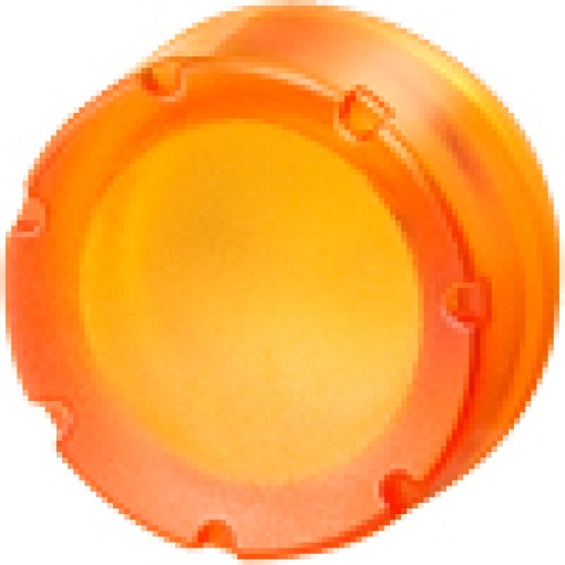 Button red raised for illuminated pushbutton