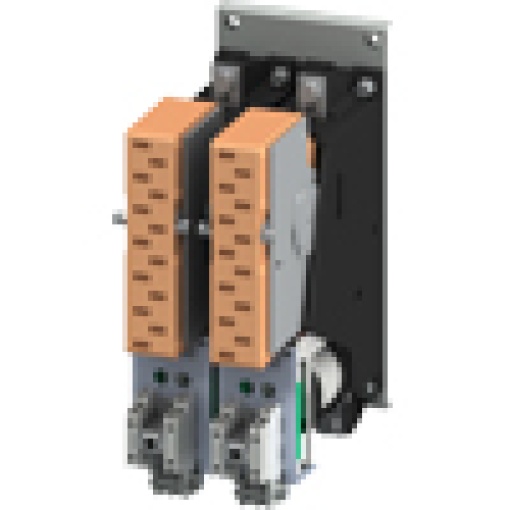 Contactor size 12 2pole DC4 Rated operating current 400 A Auxiliary switc