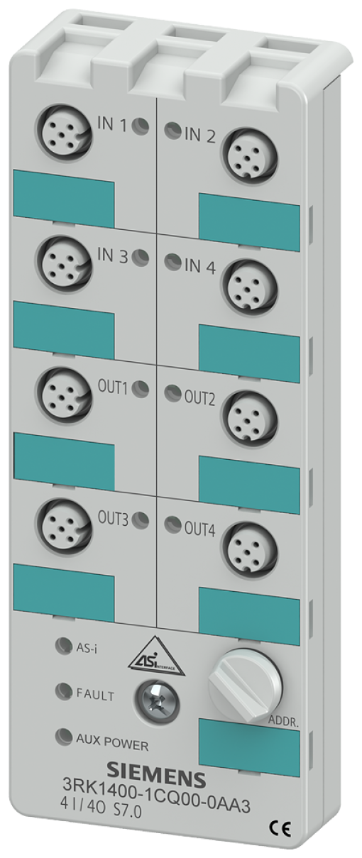 ASi compact module IP67 digital 4 I4 Q 4x1 input max 200 mA