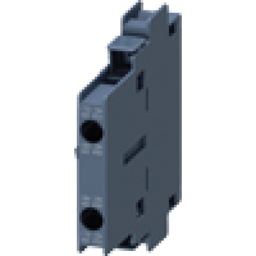 Auxiliary switch 2 NO EN50005 10 mm Sz S3S12 for motor contactors 2pole