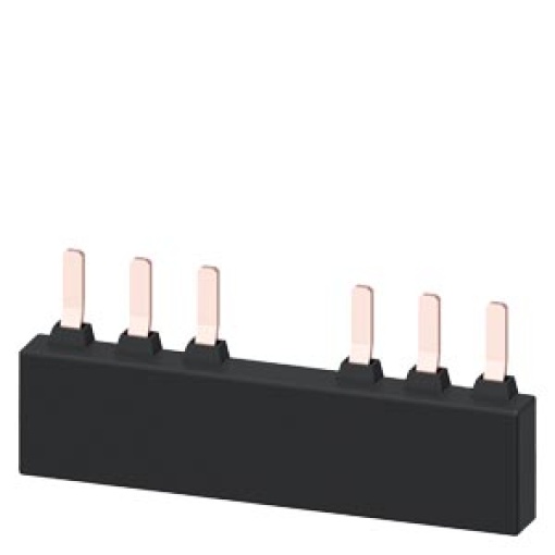 3ph busbar for 2 circuit breakers S2 modular spacing 75 mm
