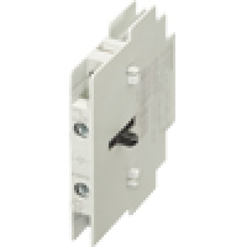 For reversing starter, attachable on the side with one auxiliary contact each...