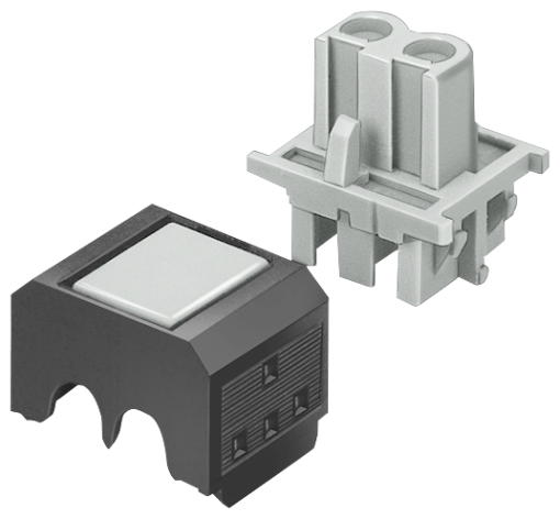 ASi accessory Connection plugs for data and auxiliary power cable with 2 ins