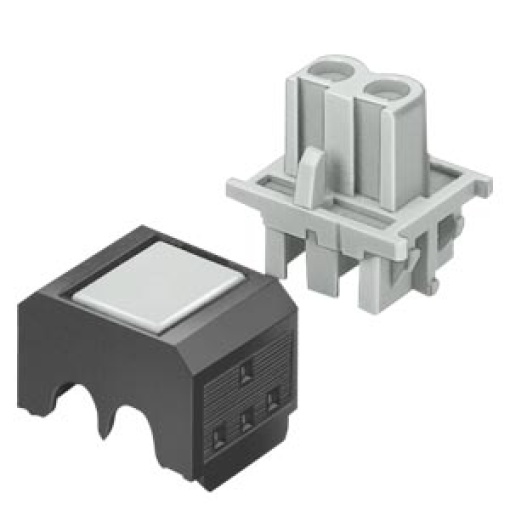 ASi accessory Connection plugs for data and auxiliary power cable with 2 ins