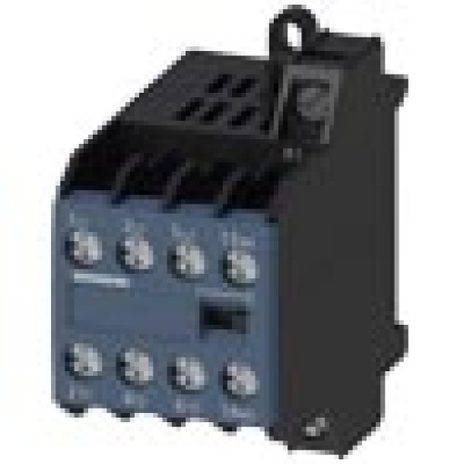 Contactor AC3 4 kW400 V 36 mm width 4 NO snapon mounting Standard mount