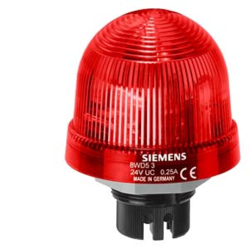 Integrated signal lamp continuous light 12230 V UC red