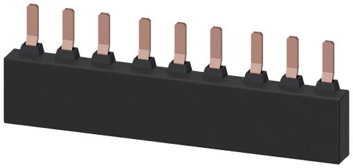 3ph busbar for 3 circuit breakers S2 modular spacing 55 mm