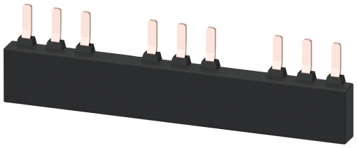 3ph busbar for 3 circuit breakers S2 modular spacing 75 mm