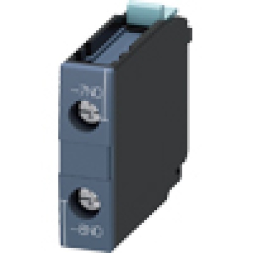 Auxiliary switch 1 NO leading EN50005 for motor contactors 1pole