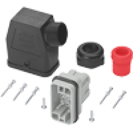 Connector set forwarding 6 x 4 mm2 9pole complete with PG16 cable entry
