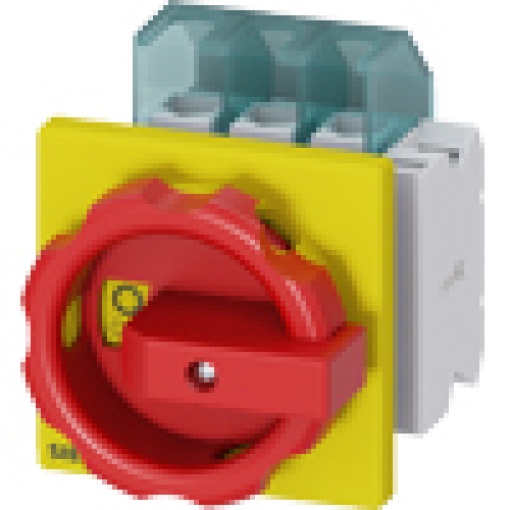 SENTRON 3LD switch disconnector EMERGENCY OFF switch 3pole Iu 25 A