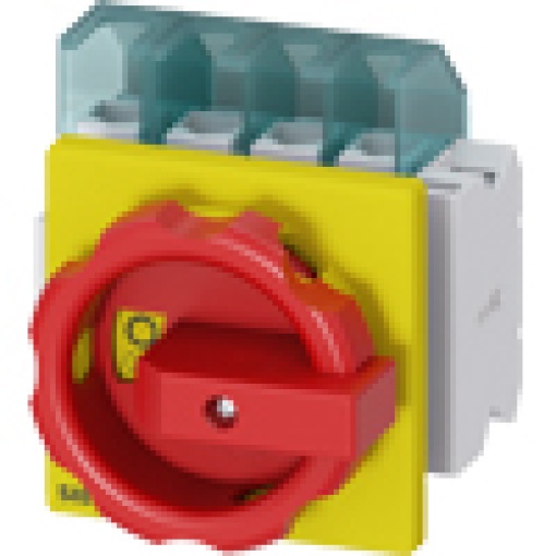 SENTRON 3LD switch disconnector EMERGENCY OFF switch 4pole Iu 25 A
