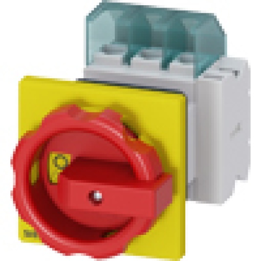 SENTRON 3LD switch disconnector EMERGENCY OFF switch 3pole Iu 25 A