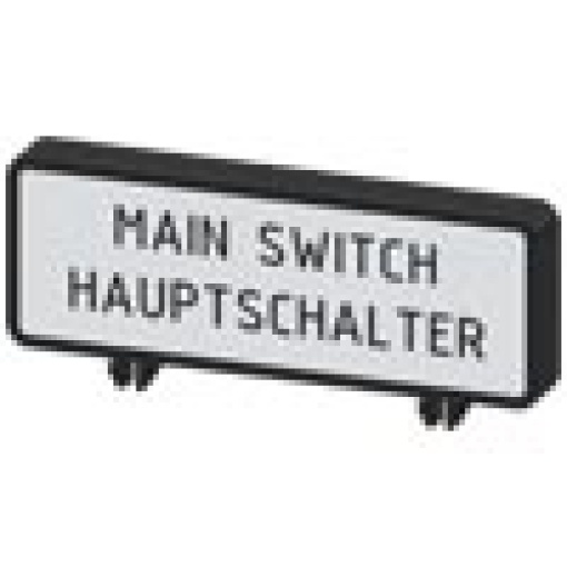 Additional label GermanEnglish 47 mm x 17 mm accessory