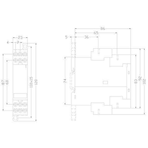 Thermistor motor protection for 2 sensor circuits warning and tripping