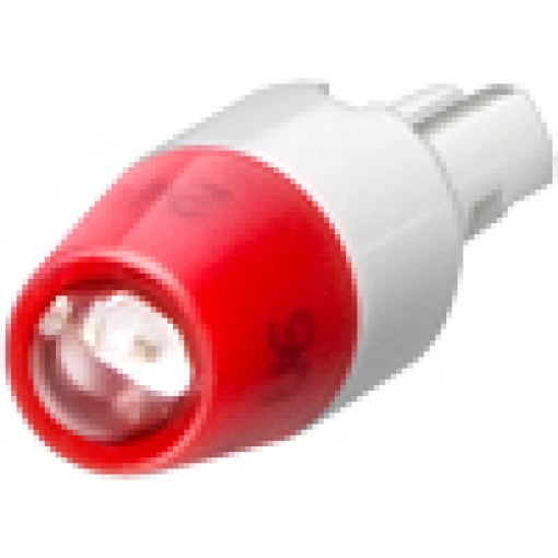 Wedge base LED lamp 24 V ACDC superbright W2x46d white