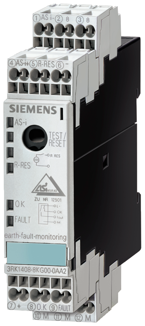 ASi SlimLine module S225 groundfault monitoring IP20 1x1 input