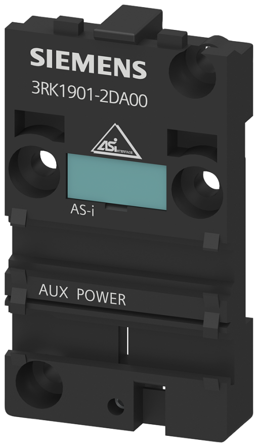 ASi mounting pl K45 for DIN rail mounting 1xASi cable yellow 1xASi cable