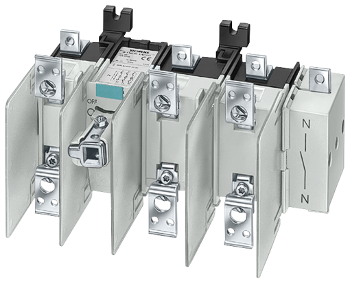 Switch disconnector with fuse in new design Iu630 A Ue  690 V 4pole for 
