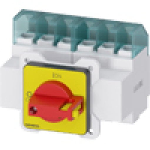 SENTRON 3LD switch disconnector EMERGENCY OFF switch 6pole Iu 25 A