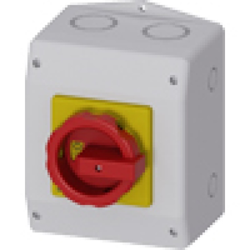 SENTRON 3LD switch disconnector EMERGENCY OFF switch 6pole Iu 25 A