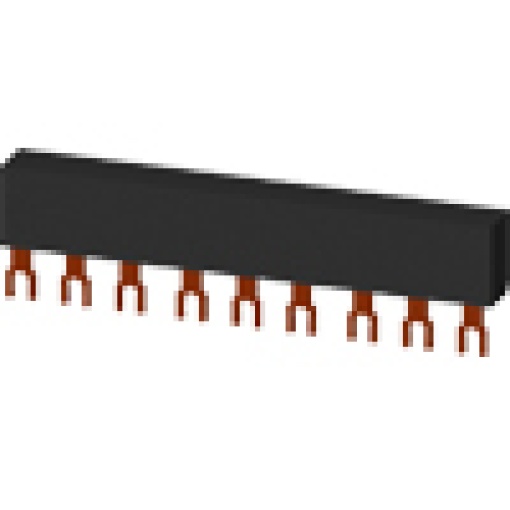 3ph busbars modular spacing 45 mm for 3 switches connections in fork shape