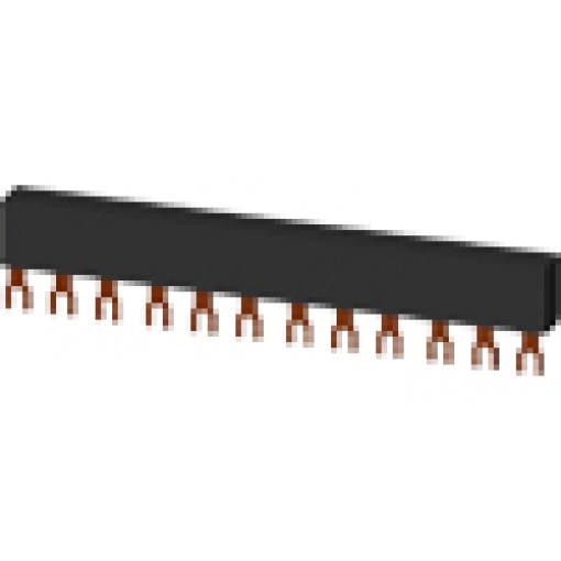 3ph busbars modular spacing 45 mm for 4 switches connections in fork shape