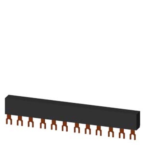 3ph busbars modular spacing 45 mm for 4 switches connections in fork shape