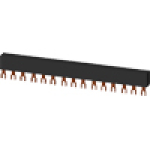 3ph busbars modular spacing 45 mm for 5 switches connections in fork shape