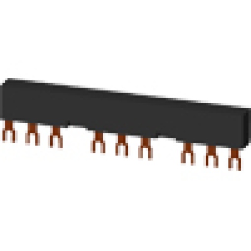 3ph busbars modular spacing 55 mm for 3 switches connections in fork shape