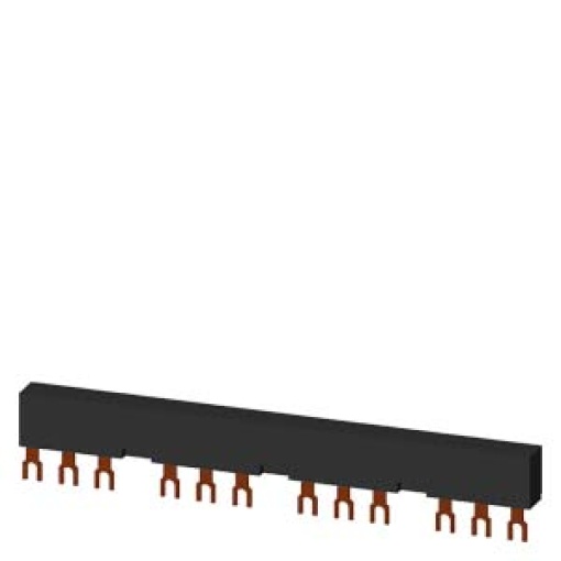 4ph busbars modular spacing 55 mm for 3 switches connections in fork shape
