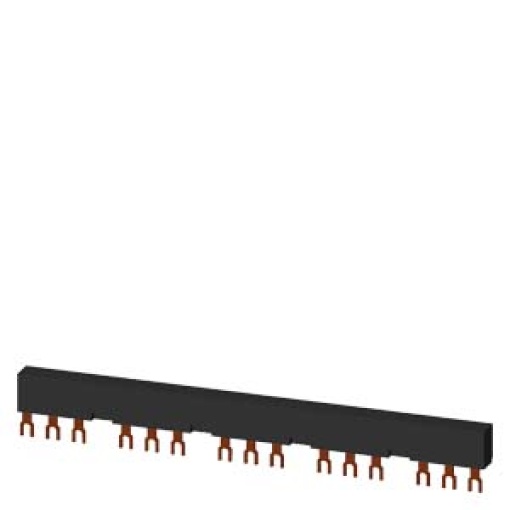 5ph busbars modular spacing 55 mm for 3 switches connections in fork shape