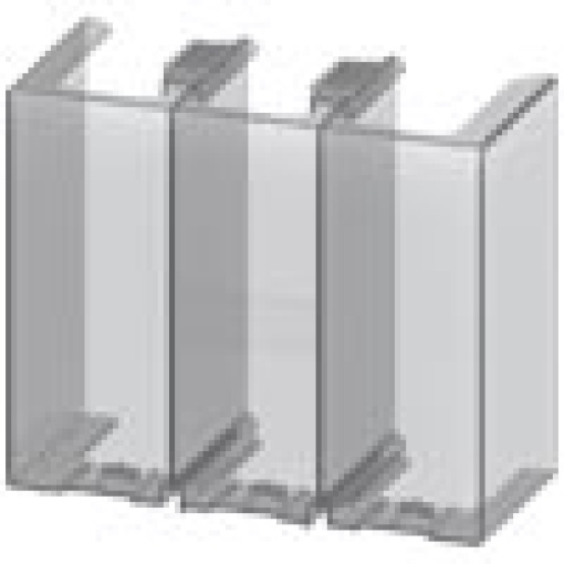Terminal cover for busbar connections for contactors and overload relays