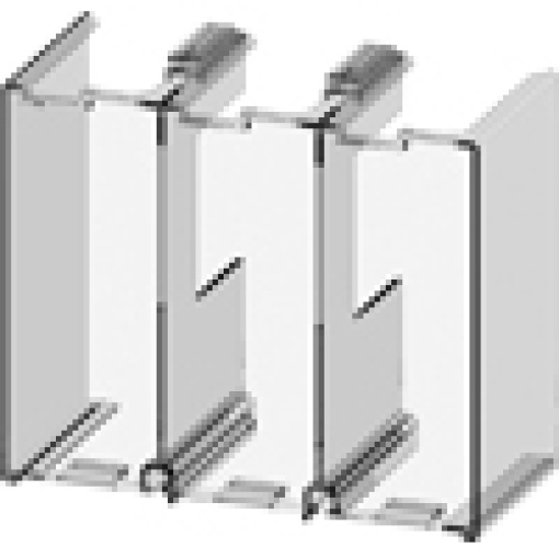 Terminal cover for busbar connections for contactors and overload relays