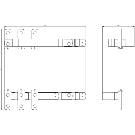 Set of cables for reversing starter S12