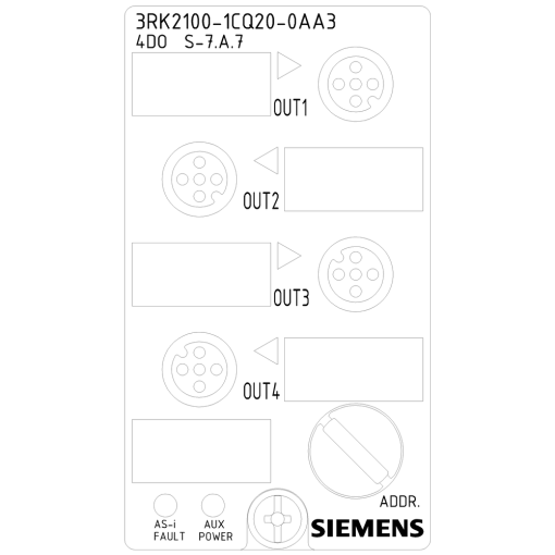 ASInterface compact module K45 IP67 AB slave