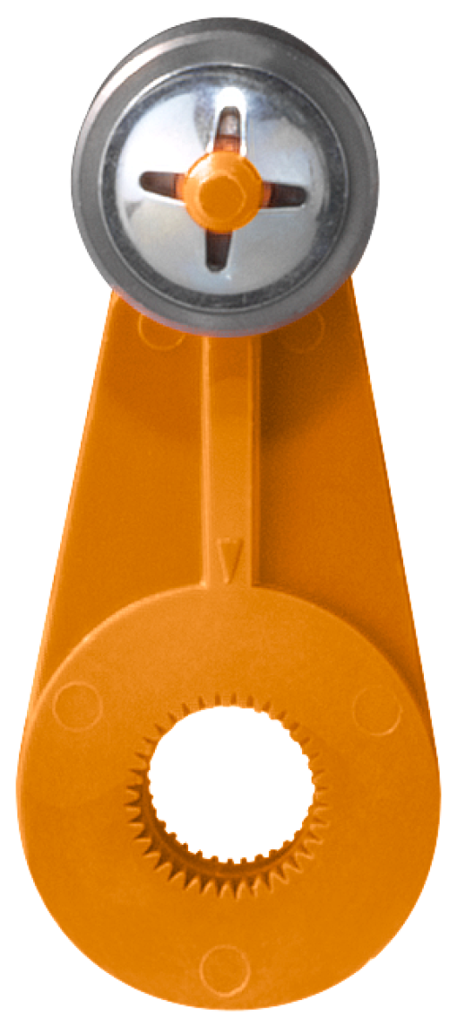 TWIST LEVER FINE ADJUSTABLE FROM 10 TO 10 DEG W STAINLESS STEEL ROLLER FO