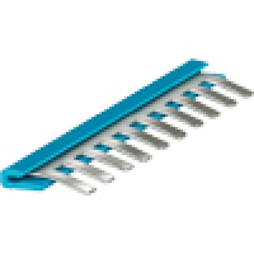 Bridging comb 16pole blue current carrying capacity 6 A