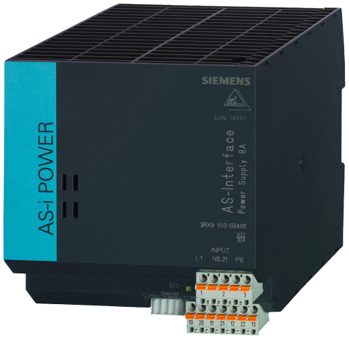 ASi Power 8 A 120 V AC230500 V IP20 ASi power supply unit in 120 V230