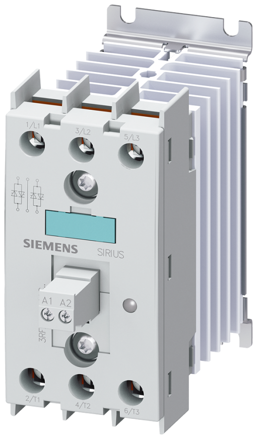 Solidstate contactor 3RF2 3ph AC51 10 A 48600 V230 V AC 2phase controlled