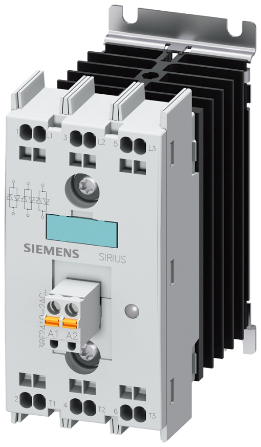 Solidstate contactor 3RF2 3ph AC51 10 A 48600 V430 V DC 3phase contro