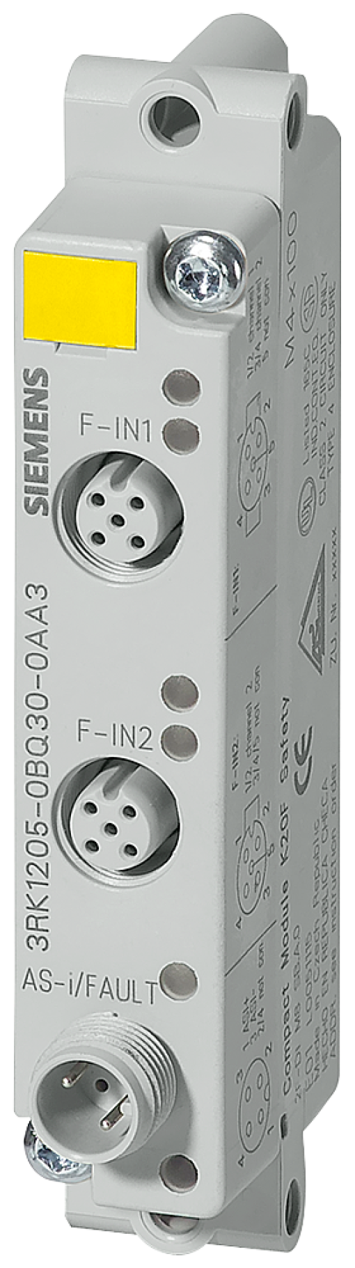 ASIsafe compact module K20F IP67 digital 2 FDI 2x safe input Cat 12