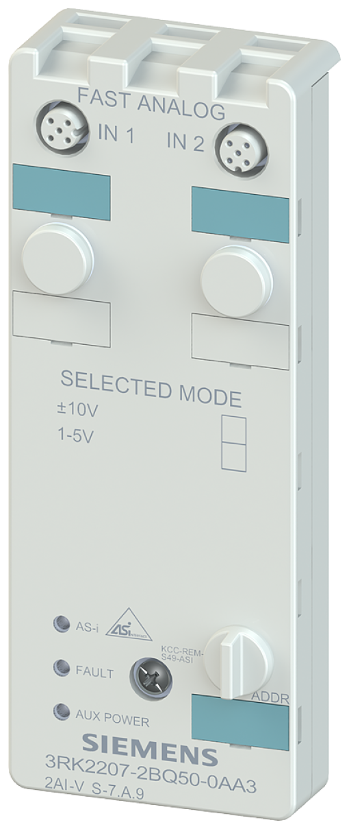 ASi compact module K60 IP67 AB slave Spec 30 analog 2 AI 1 AI