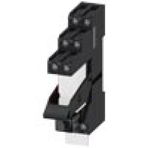 Plugin relay complete unit 24 V DC 2 CO LED module red base