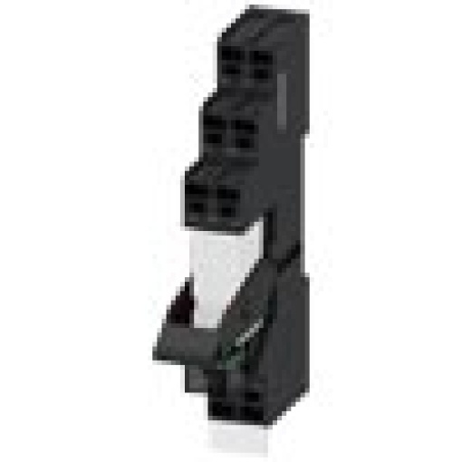 Plugin relay complete unit 24 V DC 2 CO LED module red base