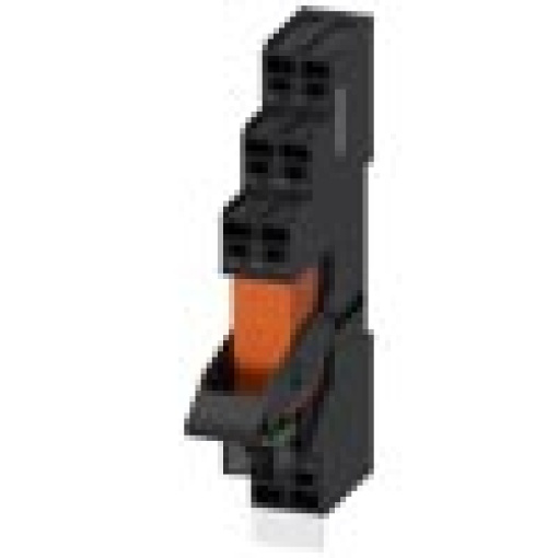 Plugin relay complete unit 115 V AC 2 CO LED module red base
