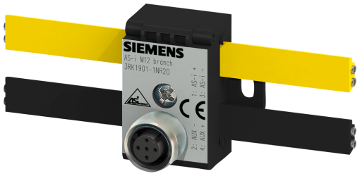 ASi M12 branch ASi and UAUX M12 socket IP676869K max 4 A
