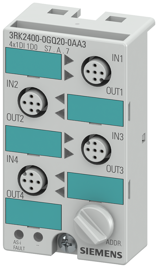 ASi compact module K45 AB slave Spec 30 IP67 digital 4X 1 DI1 DQ