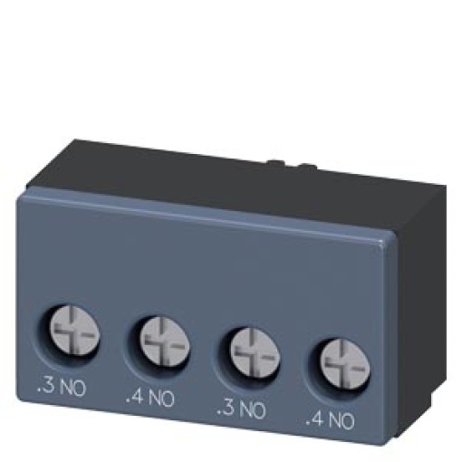Auxiliary switch 2 NO contacts Connection control circuit screw terminal