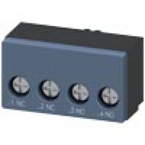 Auxiliary switch 1 NC contact 1 NO contact Connection control circuit screw 